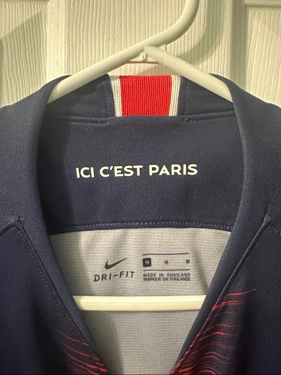 Nike Navy and Red Paris Saint-Germain Home Jersey - Picture 2 of 5